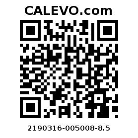 Calevo.com Preisschild 2190316-005008-8.5