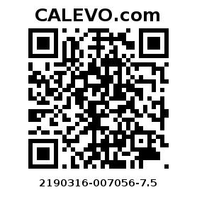 Calevo.com Preisschild 2190316-007056-7.5