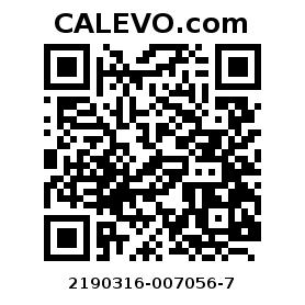Calevo.com Preisschild 2190316-007056-7