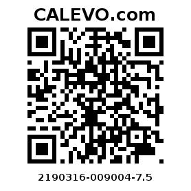 Calevo.com Preisschild 2190316-009004-7.5