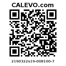 Calevo.com Preisschild 2190322s19-008100-7