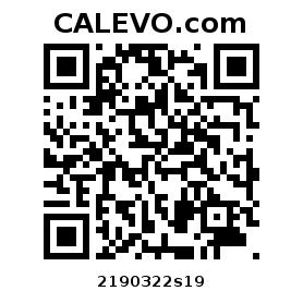 Calevo.com pricetag 2190322s19