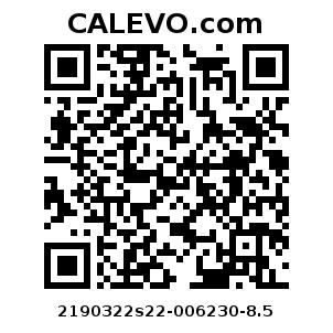 Calevo.com Preisschild 2190322s22-006230-8.5