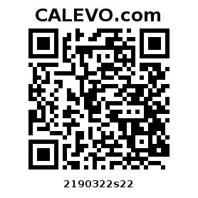 Calevo.com Preisschild 2190322s22