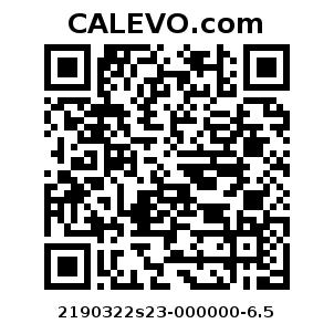 Calevo.com Preisschild 2190322s23-000000-6.5