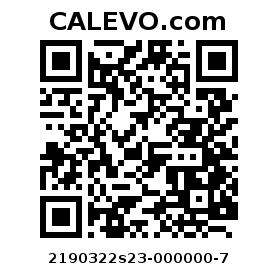 Calevo.com Preisschild 2190322s23-000000-7