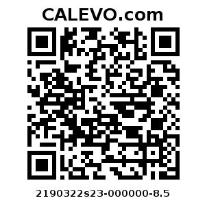 Calevo.com pricetag 2190322s23-000000-8.5