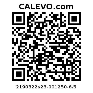Calevo.com Preisschild 2190322s23-001250-6.5