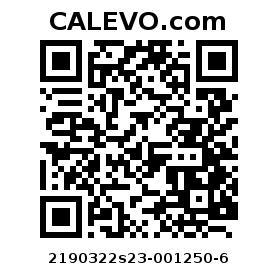 Calevo.com Preisschild 2190322s23-001250-6