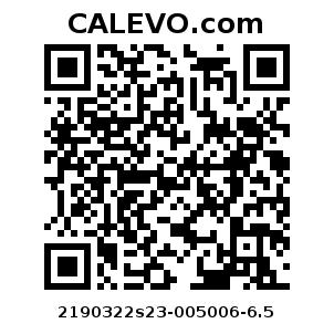Calevo.com Preisschild 2190322s23-005006-6.5