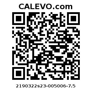 Calevo.com Preisschild 2190322s23-005006-7.5