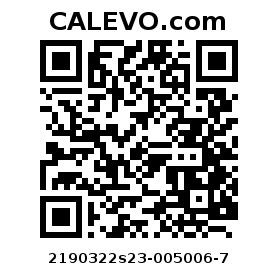 Calevo.com Preisschild 2190322s23-005006-7