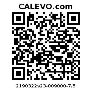 Calevo.com Preisschild 2190322s23-009000-7.5