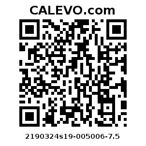 Calevo.com Preisschild 2190324s19-005006-7.5