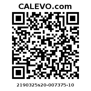 Calevo.com pricetag 2190325s20-007375-10