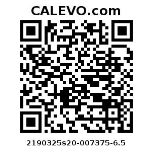Calevo.com pricetag 2190325s20-007375-6.5