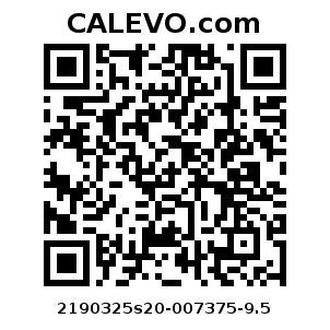 Calevo.com Preisschild 2190325s20-007375-9.5