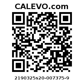 Calevo.com pricetag 2190325s20-007375-9