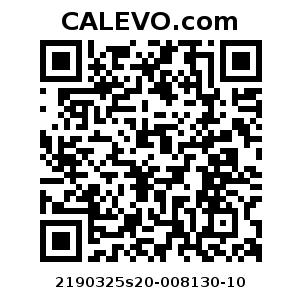 Calevo.com pricetag 2190325s20-008130-10