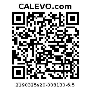 Calevo.com pricetag 2190325s20-008130-6.5