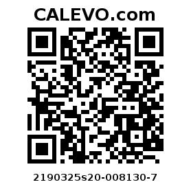 Calevo.com pricetag 2190325s20-008130-7