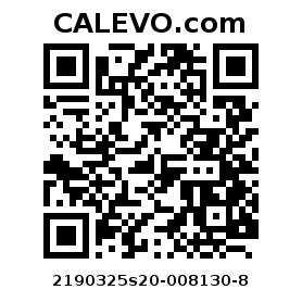 Calevo.com pricetag 2190325s20-008130-8