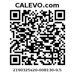 Calevo.com pricetag 2190325s20-008130-9.5