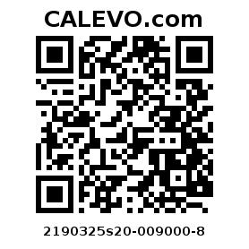 Calevo.com pricetag 2190325s20-009000-8