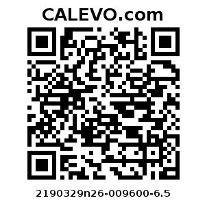 Calevo.com Preisschild 2190329n26-009600-6.5