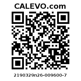 Calevo.com Preisschild 2190329n26-009600-7