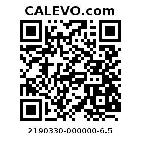 Calevo.com pricetag 2190330-000000-6.5