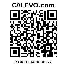 Calevo.com pricetag 2190330-000000-7