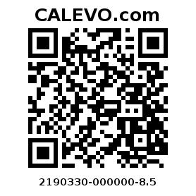 Calevo.com Preisschild 2190330-000000-8.5