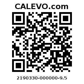 Calevo.com Preisschild 2190330-000000-9.5