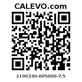 Calevo.com Preisschild 2190330-005000-7.5