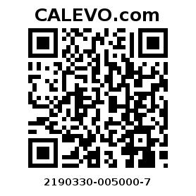 Calevo.com pricetag 2190330-005000-7