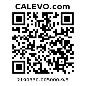 Calevo.com pricetag 2190330-005000-9.5