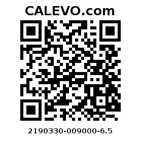 Calevo.com pricetag 2190330-009000-6.5