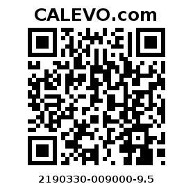 Calevo.com pricetag 2190330-009000-9.5