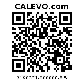 Calevo.com pricetag 2190331-000000-8.5