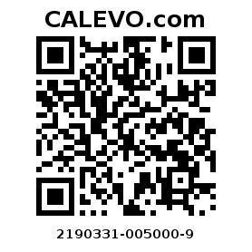 Calevo.com pricetag 2190331-005000-9