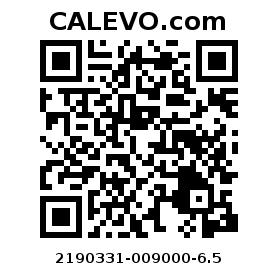 Calevo.com pricetag 2190331-009000-6.5
