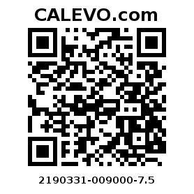 Calevo.com Preisschild 2190331-009000-7.5