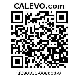 Calevo.com pricetag 2190331-009000-9