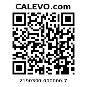 Calevo.com Preisschild 2190340-000000-7