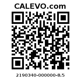 Calevo.com Preisschild 2190340-000000-8.5