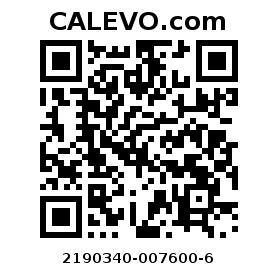 Calevo.com Preisschild 2190340-007600-6