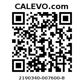Calevo.com Preisschild 2190340-007600-8