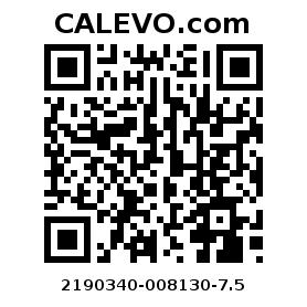 Calevo.com Preisschild 2190340-008130-7.5