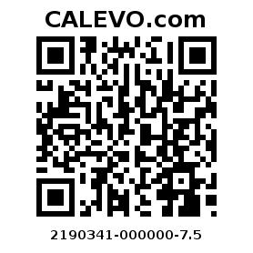 Calevo.com pricetag 2190341-000000-7.5